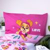 Paw Patrol Pink Love Bettwäsche-Set 140x200cm, 70x90 cm Mikrofaser