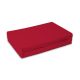 Farbe Red Rotes Frottier-Spannbetttuch 90x200 cm