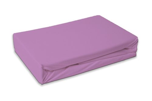 Farbe Lilac Lila Frottier-Spannbetttuch 180x200 cm