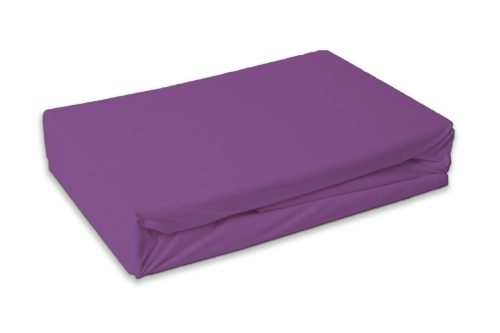 Farbe Blackberry Lila Frottier-Spannbetttuch 90x200 cm