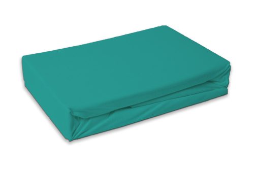 Farbe Turquoise Green Grüne Frottier-Spannbettlaken 180x200 cm