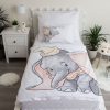 Disney Dumbo Grey  Kinderbettwäsche 100×135cm, 40×60 cm