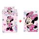 Disney Minnie Flowers Kinderbettwäsche- und Polardecken-Set