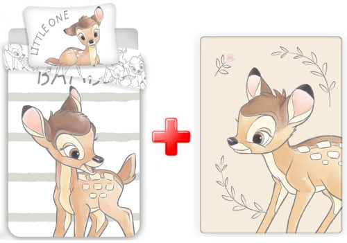 Disney Bambi  Little One Little One Kinderbettwäsche-Set und Polardecke