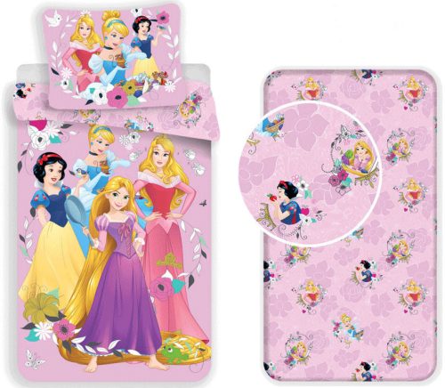 Disney Prinzessin Royal Bettwäsche-Set mit Spannbettlaken