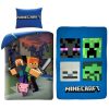 Minecraft Steve und Alex Bettwäsche- und Polardecken-Set