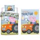 Peppa Wutz George's Tractor Kinderbettwäsche und Fließdecke Set