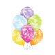 Geburtstag Birthday Boy Dinosaurier Ballon, 6er-Pack, 12 Zoll (30 cm)