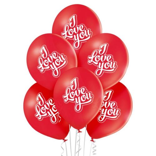 Liebe I Love You Red Ballon 6 Stk 12 Zoll (30 cm)