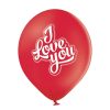 Liebe I Love You Red Ballon 6 Stk 12 Zoll (30 cm)