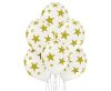 Farbe White Star, Sternballon, Luftballonset 6-tlg. 30 cm (12 inch)