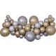 Farbe Silver-Gold Ballon, Girlandenballon-Set 65 Stk