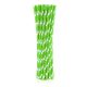 Farbe Green Polka Dots Grüner Papierstrohhalm, 24 Stück