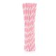 Farbe Light Pink Polka Dots Rosa Papierstrohhalme 24er Pack