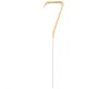 Nummer Gold Goldene 7-er Wunderkerze 17 cm