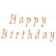 Geburtstag Metallic Rose Gold Happy Birthday Schild 200 cm