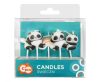 Tiere Cute Panda Kuchentorte, Kerzenset 5 Stk