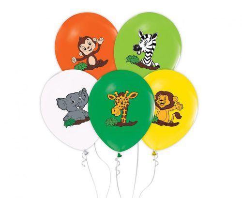 Safari Safari, Ballon, 5 Stk 12 Zoll (30 cm)