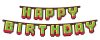 Gamer Game On Happy Birthday Schriftzug Spielzeug 160 cm