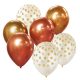 Farbe Colour Gold-Kupfer Ballon Set, 7 Stk. 12 inch (30cm)