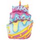 Geburtstag Birthday Cake Kuchenfolienballon 77 cm