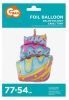 Geburtstag Birthday Cake Kuchenfolienballon 77 cm