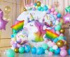 Einhorn Rainbow 5-teilige Folienballon-Set