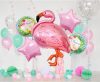 Tiere Pink Flamingo Folienballon Set mit 5 Stück