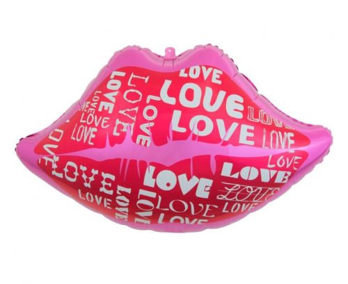 Liebe Lips and Love Folienballon 62 cm