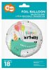 Geburtstag Crocodile Krokodil Happy Birthday Folienballon 36 cm