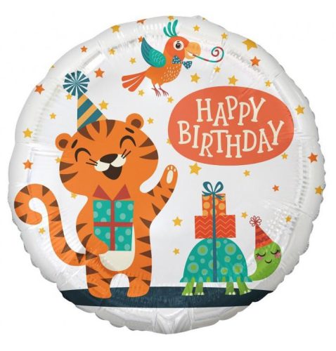 Geburtstag Tiger Tiger Happy Birthday Folienballon 36 cm