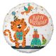 Geburtstag Tiger Tiger Happy Birthday Folienballon 36 cm