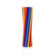 Farbe Rainbow Colours, Papierstrohhalm 200er Packung