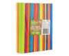 Farbe Rainbow Colours, Papierstrohhalm 200er Packung