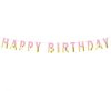 Geburtstag Pink Gold Rosa Happy Birthday Papierbanner 160 cm