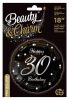 Geburtstag B&C Silver Happy Birthday 30 Folienballon 36 cm