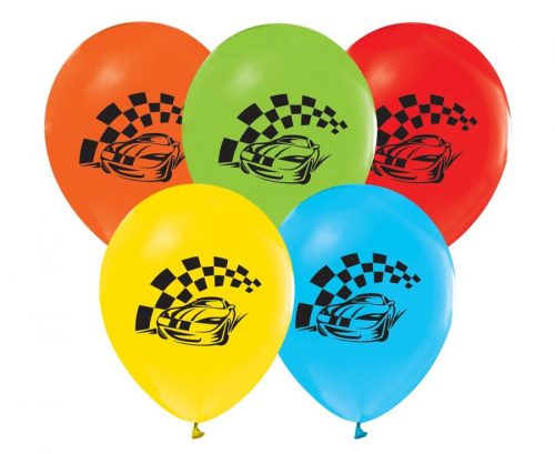 Autorennen Race Ballon, 5 Stk. 12 Zoll (30 cm)