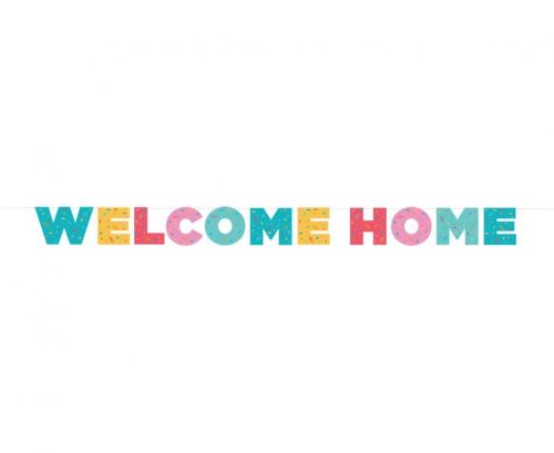 Farbe Welcome Home Schild 250 cm