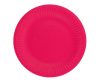 Farbe Solid Magenta Karmesinrote Pappteller 6 Stk 18 cm