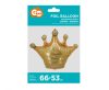 Party Gold Kronen Folienballon 66 cm