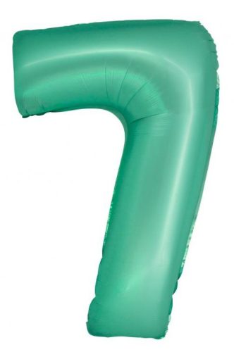 Nummer Mint Mat Minz Nummer 7 Folienballon 76 cm