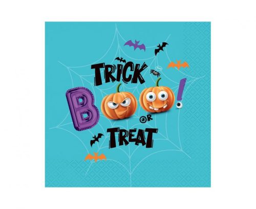 Halloween Boo Serviette, 20er-Pack, 33x33 cm