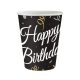 Geburtstag B&C Happy Birthday Papierbecher 6 Stk 250 ml