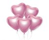 Liebe Platinum Light Pink Herzballon, 6 Stk 12 Zoll (30 cm)