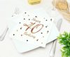 Geburtstag B&C White Happy Birthday 40 Serviette 20er Pack 33x33 cm