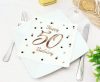 Geburtstag B&C White Happy Birthday 50 Servietten 20 Stk 33x33 cm