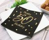 Geburtstag B&C Gold Happy Birthday 50 Serviette 20 Stk 33x33 cm