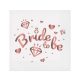 Junggesellinnenabschied Bride To Be White Servietten 20 Stk 33x33 cm