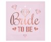 Junggesellinnenabschied Bride To Be Pink Serviette 20 Stück 33x33 cm