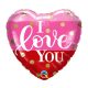 Liebe I Love You Dots Folienballon 46 cm